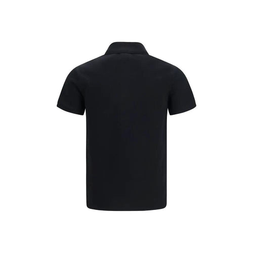 Polo Balmain en coton noir
