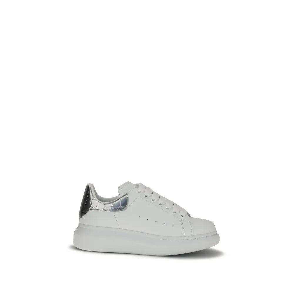 Baskets basses Alexander McQueen en cuir de veau jaune Bos Taurus