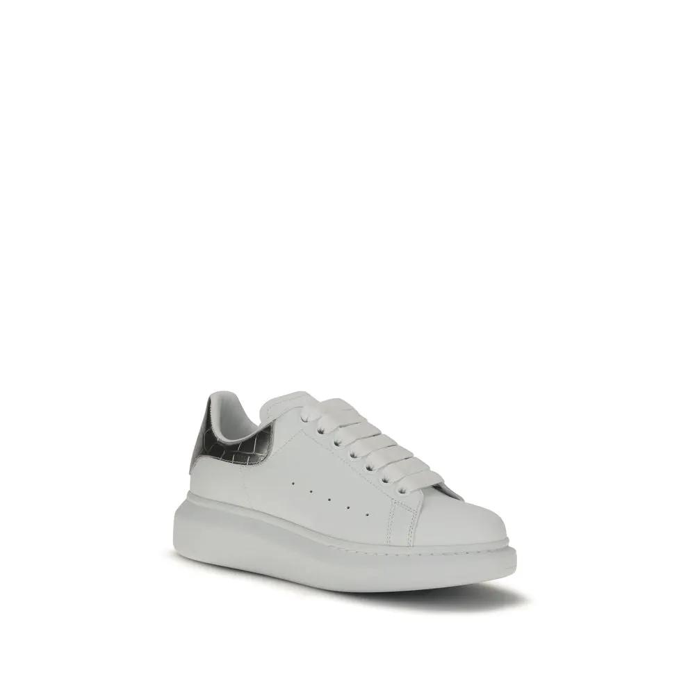 Baskets basses Alexander McQueen en cuir de veau jaune Bos Taurus
