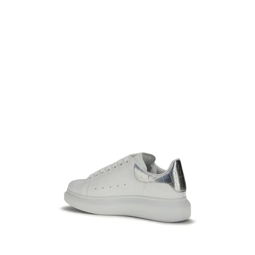 Baskets basses Alexander McQueen en cuir de veau jaune Bos Taurus