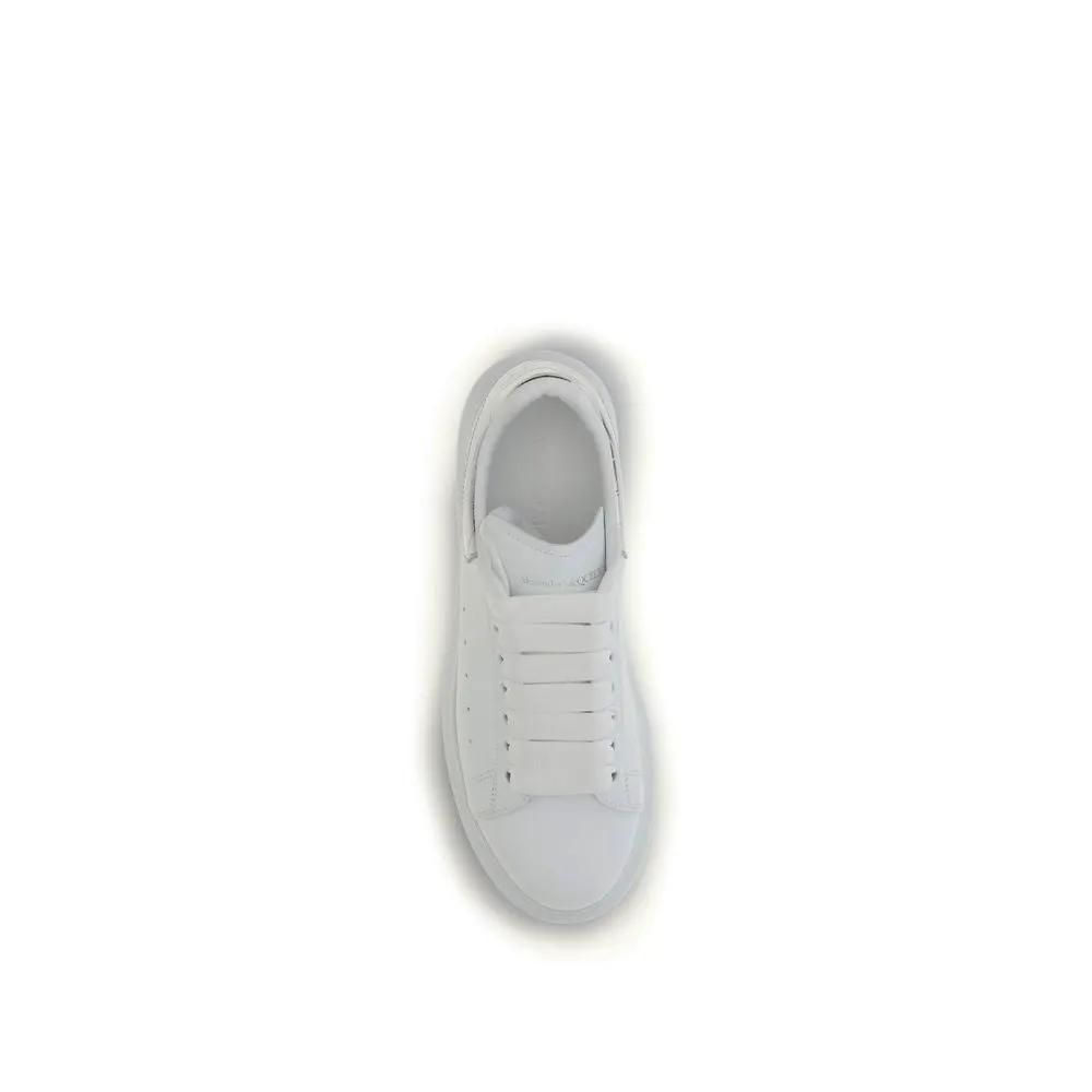 Baskets basses Alexander McQueen en cuir de veau jaune Bos Taurus