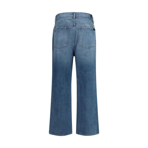 Jean 7FOR bleu en coton coupe décontractée