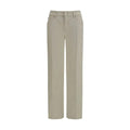 Jean droit en coton beige 7FOR