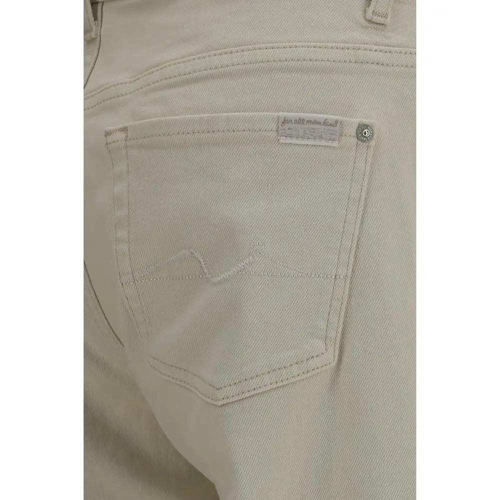 Jean droit en coton beige 7FOR
