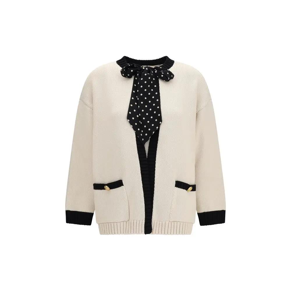 Gilet Valentino en coton beige