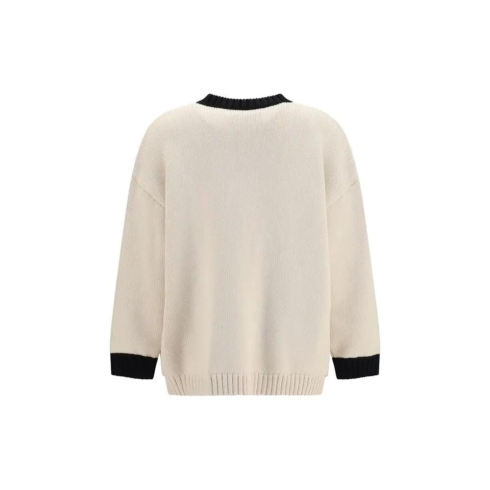 Gilet Valentino en coton beige