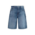 7FOR Short bermuda en coton bleu