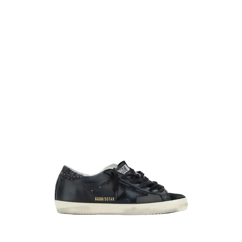 Baskets Golden Goose noires en agneau Ovis Aries Aries