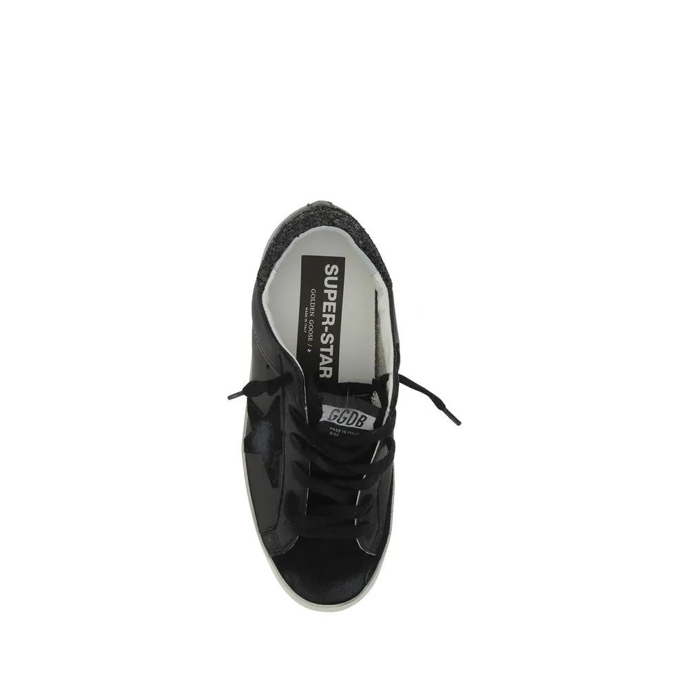 Baskets Golden Goose noires en agneau Ovis Aries Aries