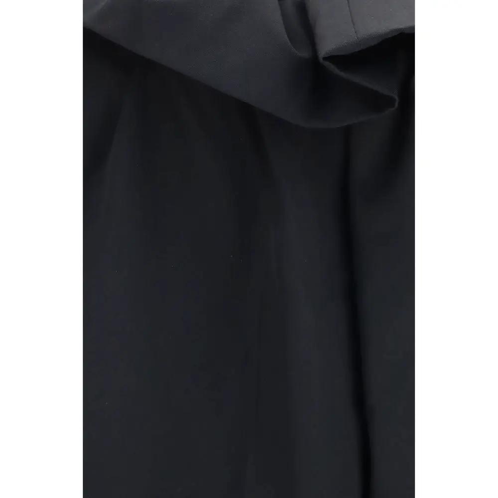 Pantalon décontracté Oves Aries en laine noire Khaite