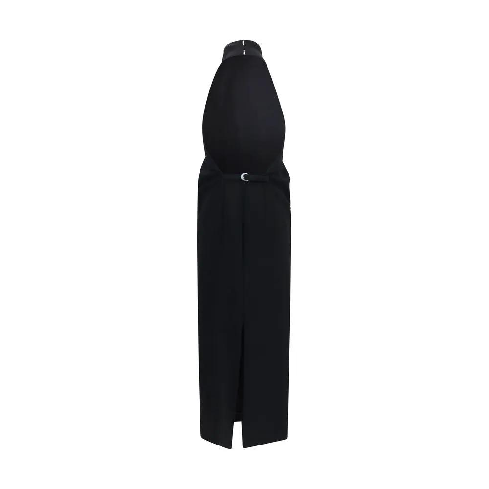 Khaite Black Polyester Cocktail Dress