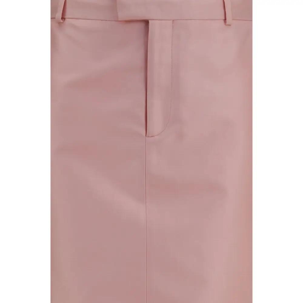 Mini-jupe en soie multicolore Gucci