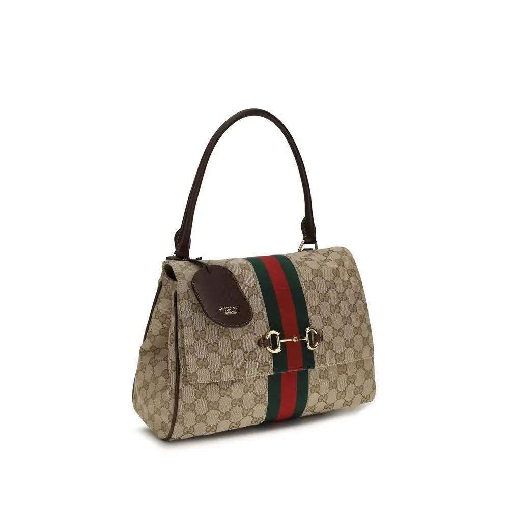 Sac à main Gucci en tissu beige