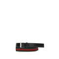 Ceinture Gucci Bos Taurus Regular en cuir de veau noir