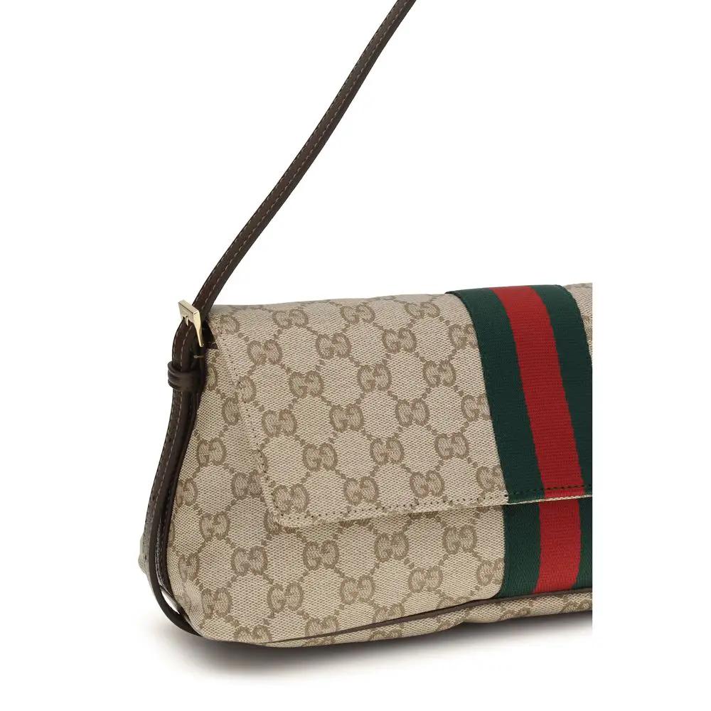 Sac à main Gucci en tissu beige