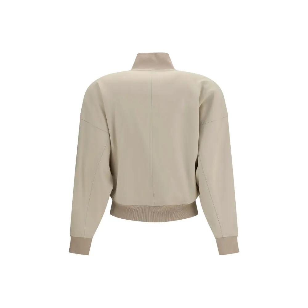 Bomber Gucci en coton beige