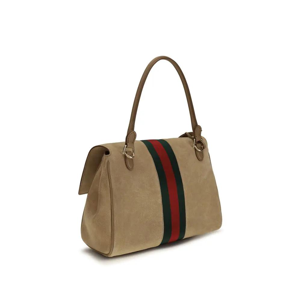 Sac à main Gucci Bos Taurus en cuir de veau beige
