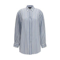 Gucci Blue Silk Shirt