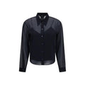 Chemise en soie noire Gucci