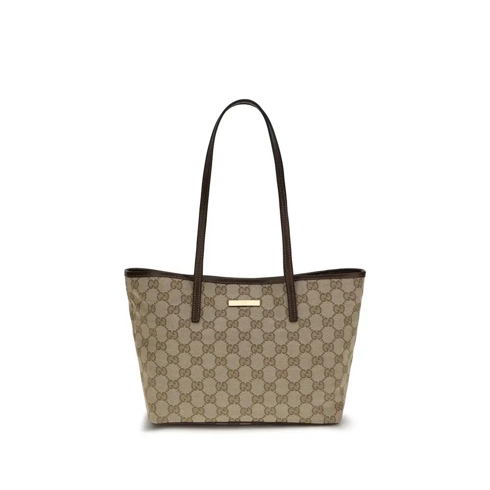 Sac à main Gucci en tissu beige