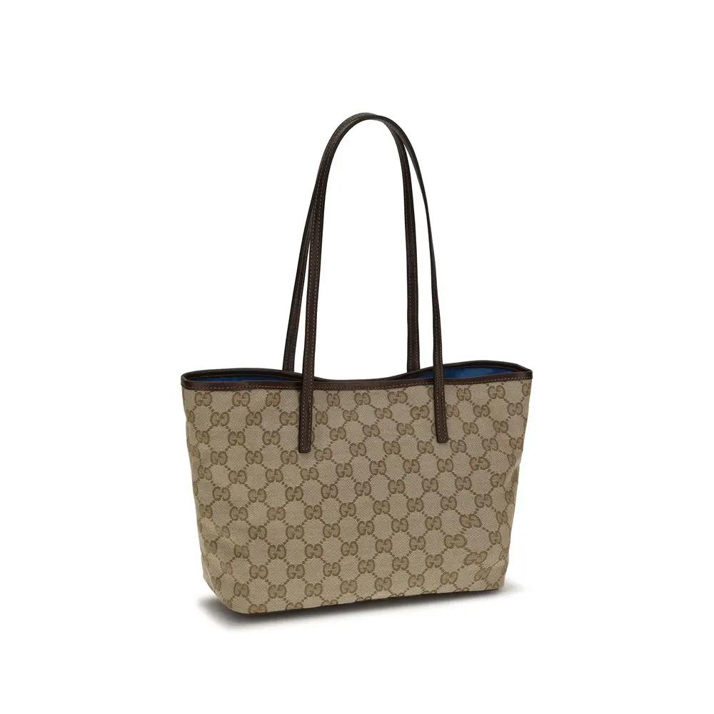 Sac à main Gucci en tissu beige
