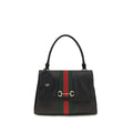 Sac à main Gucci en cuir de veau noir Bos Taurus