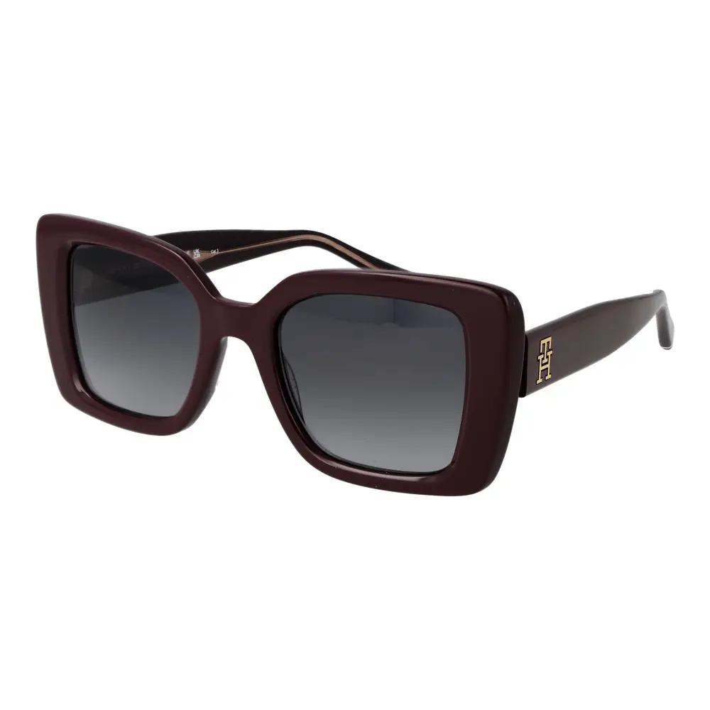 Lunettes de soleil Tommy Hilfiger en acétate bordeaux