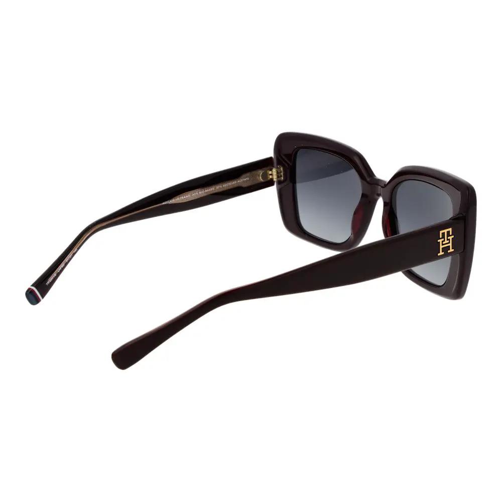 Lunettes de soleil Tommy Hilfiger en acétate bordeaux
