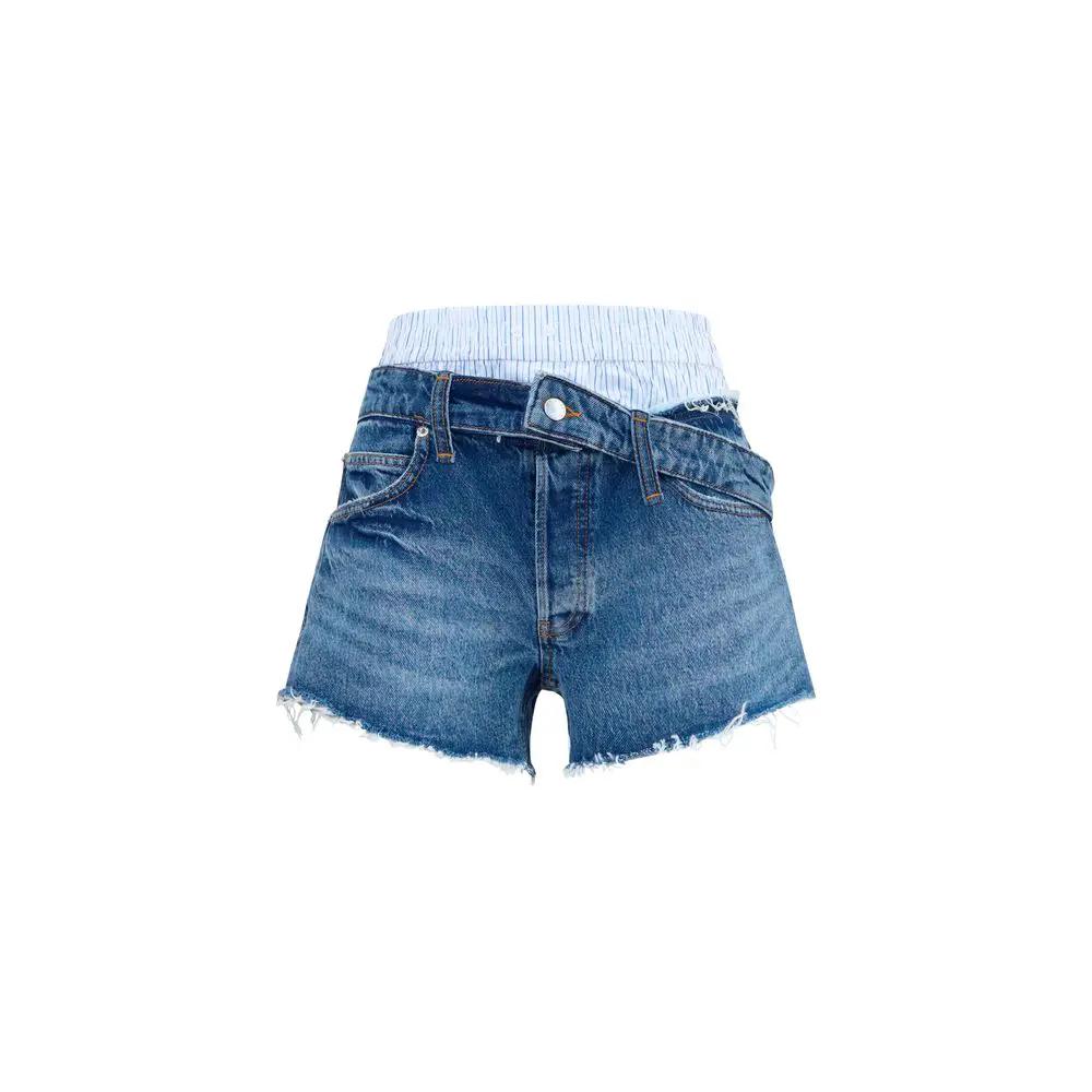 Short en jean bleu Alexander Wang