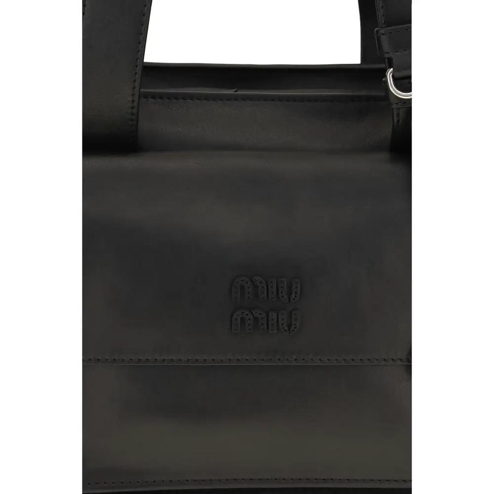 Miu Miu Brown Calf Leather Bos Taurus Shoulder Bag