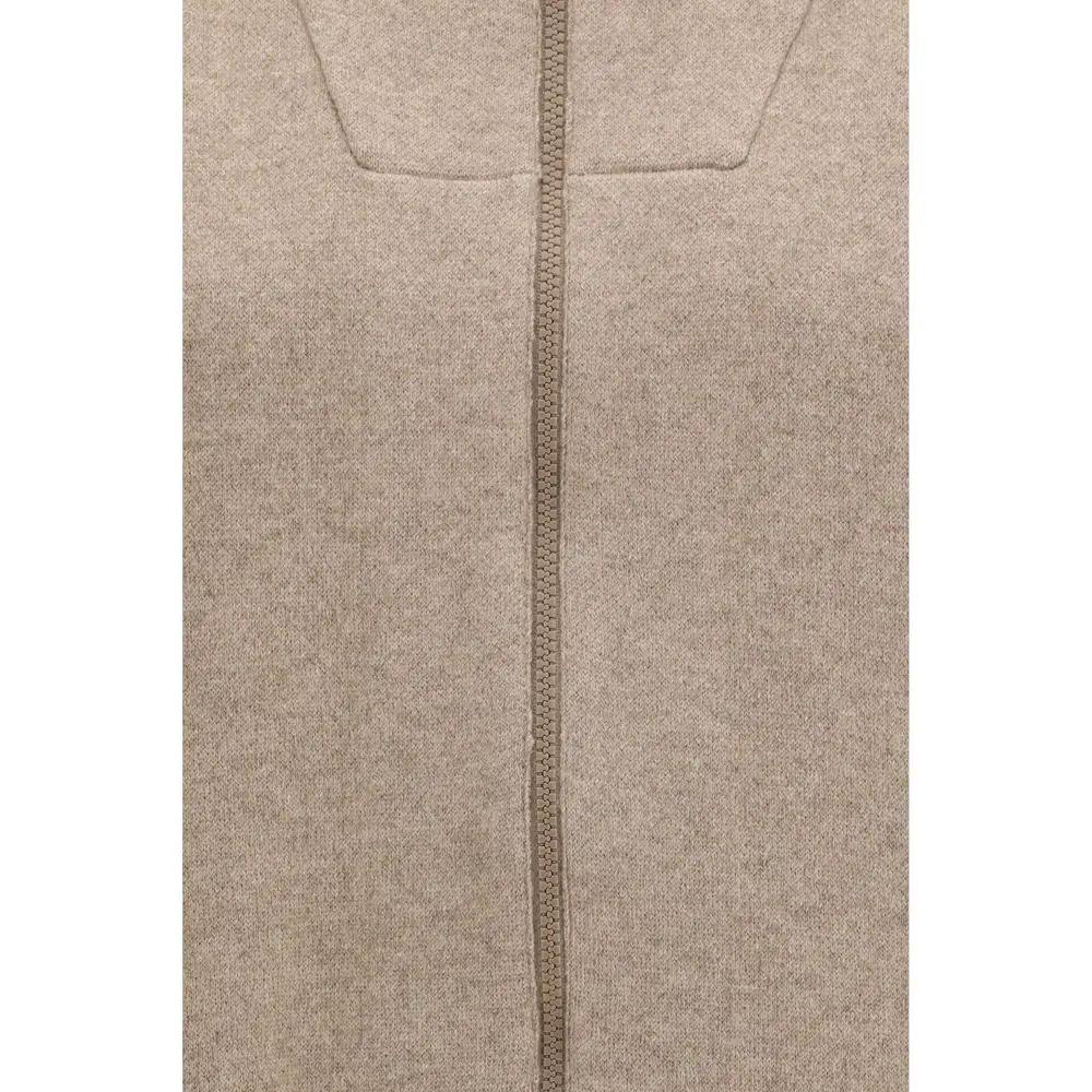Cardigan Brunello Cucinelli en cachemire beige