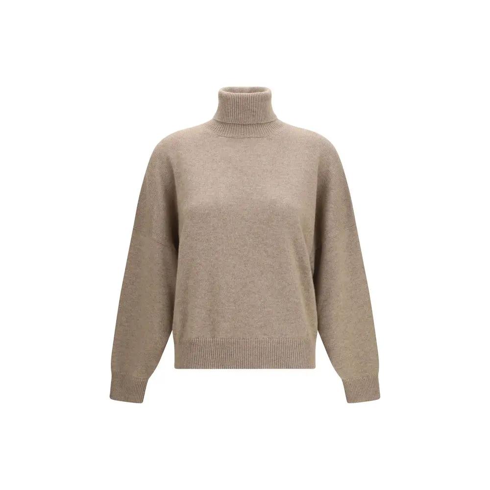 Brunello Cucinelli Brown Cashmere Turtleneck