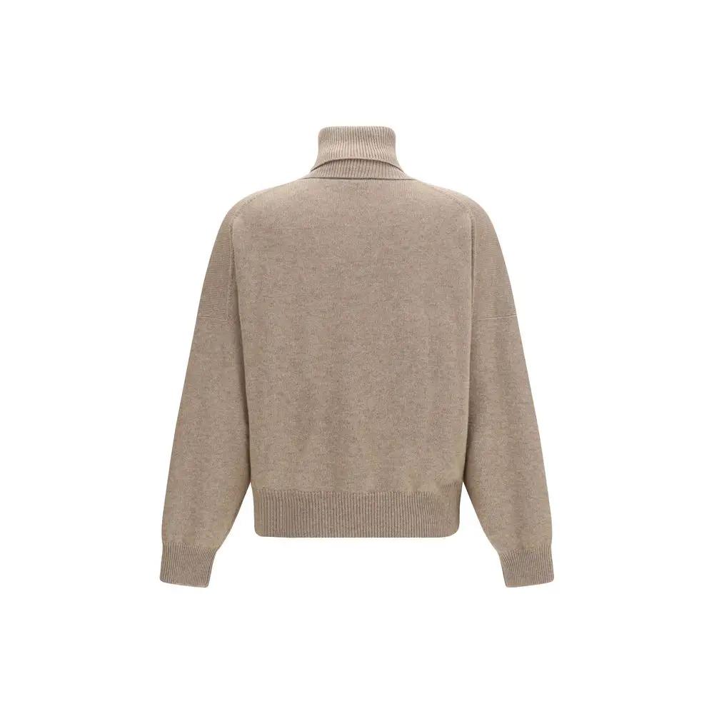 Brunello Cucinelli Brown Cashmere Turtleneck