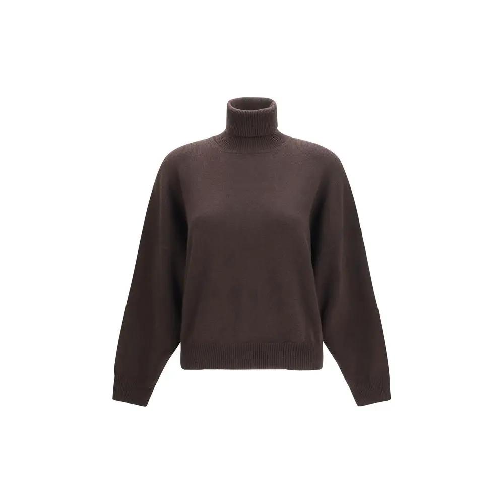 Col roulé en cachemire marron Brunello Cucinelli