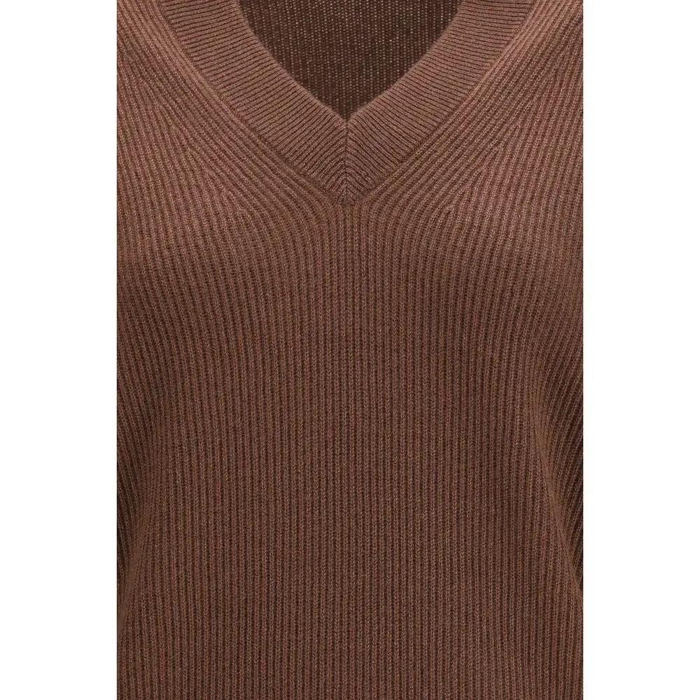 Brunello Cucinelli Brown Cashmere Sweater