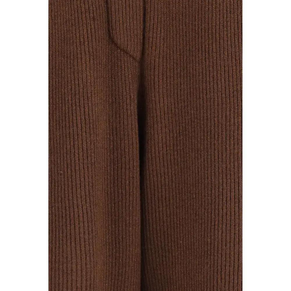 Brunello Cucinelli Brown Cashmere Casual Pants