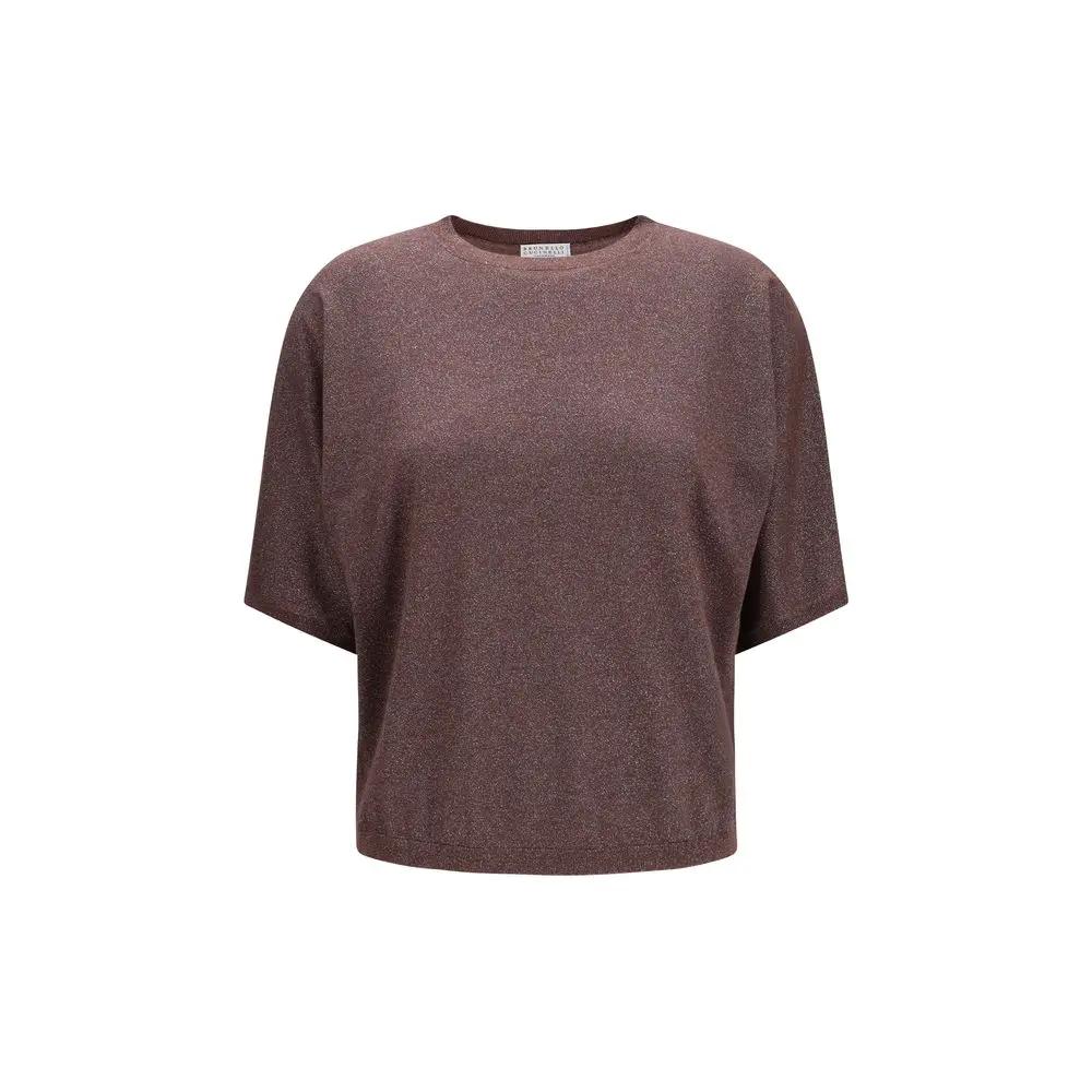 Brunello Cucinelli Sweat-shirt en cachemire violet