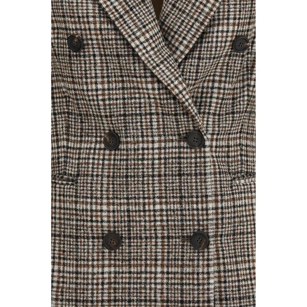 Veste en alpaga et vigogne multicolore Brunello Cucinelli