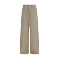 Brunello Cucinelli Pantalon décontracté en coton beige