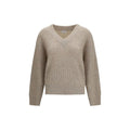 Brunello Cucinelli Sweat-shirt en cachemire beige