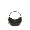 Prada Black Calf Leather Bos Taurus Backet Bag