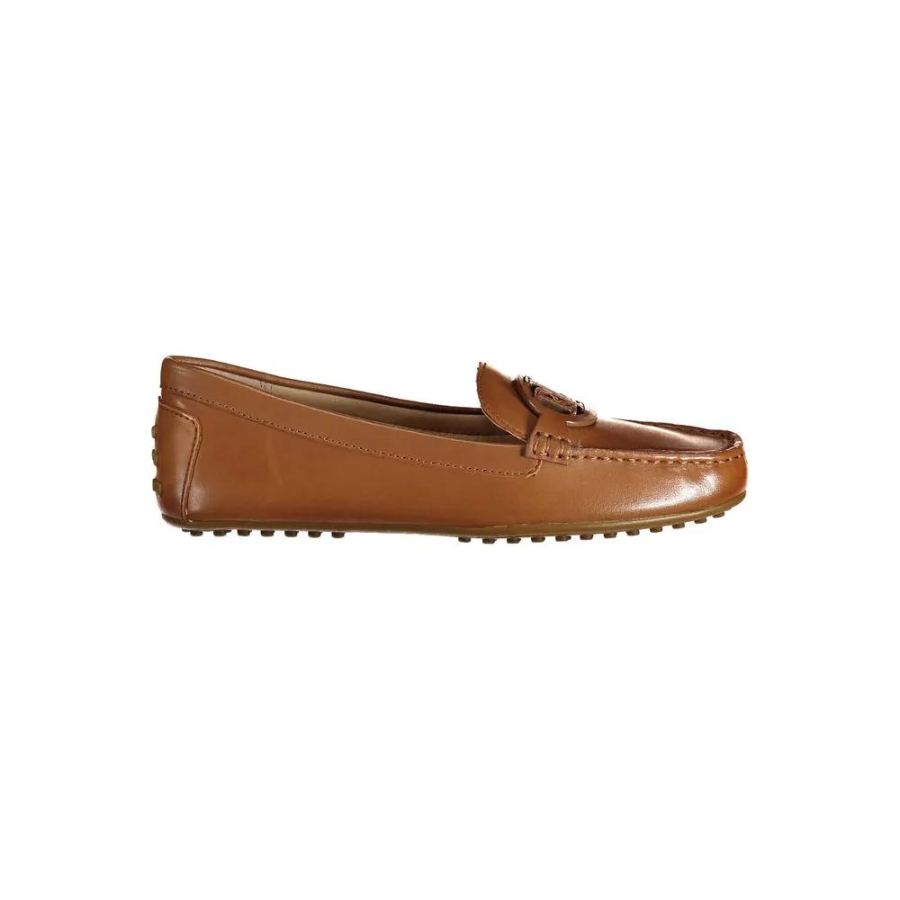 Chaussure femme en cuir marron Ralph Lauren