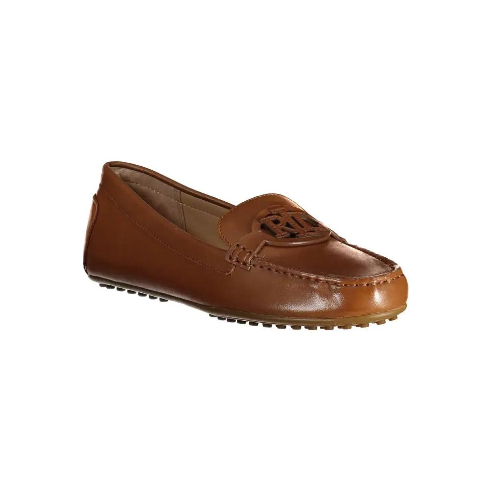 Chaussure femme en cuir marron Ralph Lauren