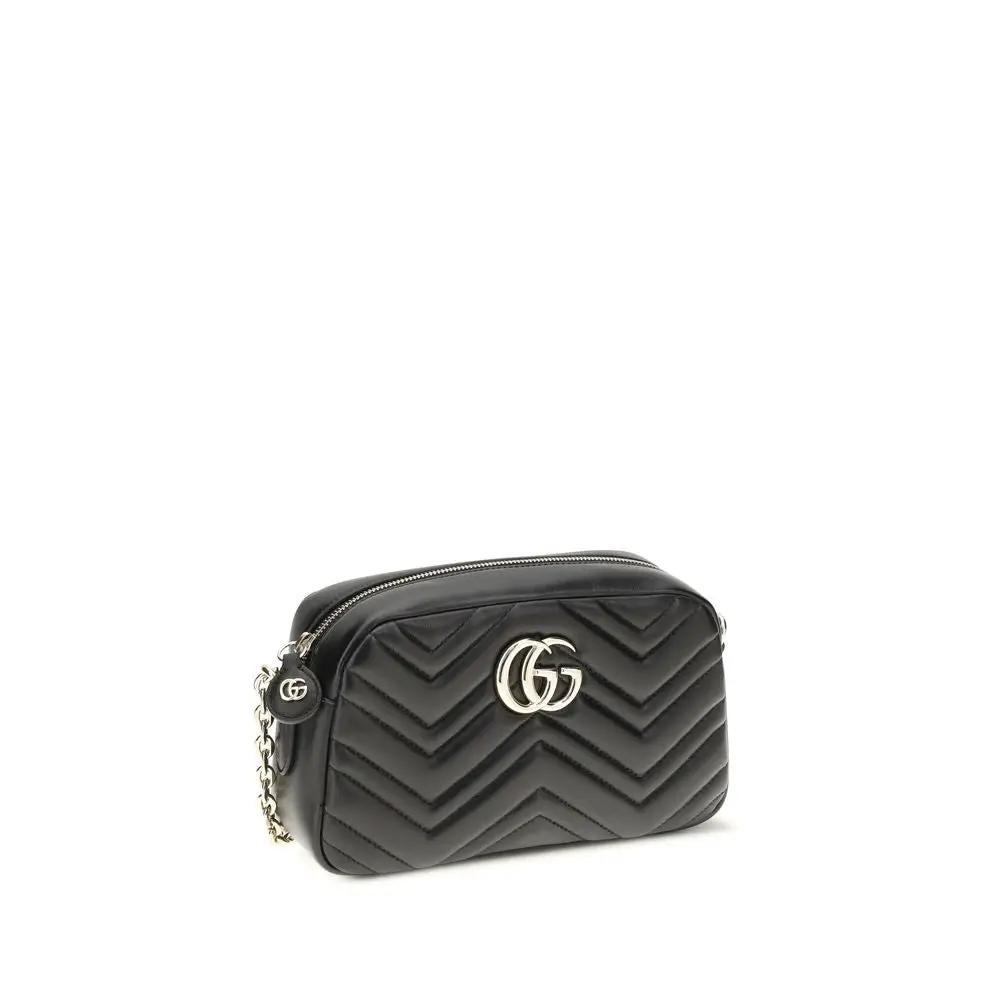 Sac à main Gucci en cuir de veau noir Bos Taurus