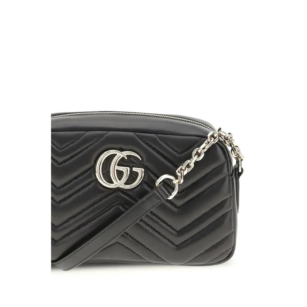 Sac à main Gucci en cuir de veau noir Bos Taurus