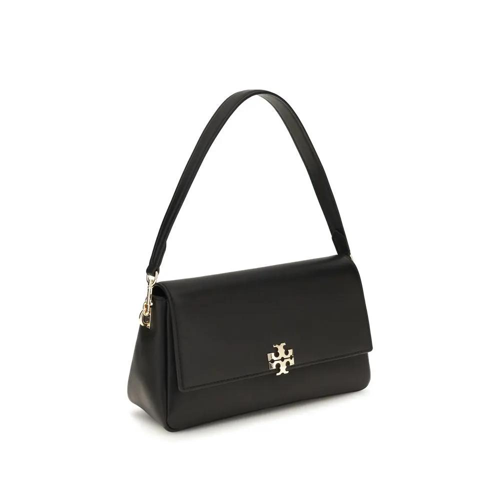 Sac bandoulière Bos Taurus en cuir de veau noir Tory Burch