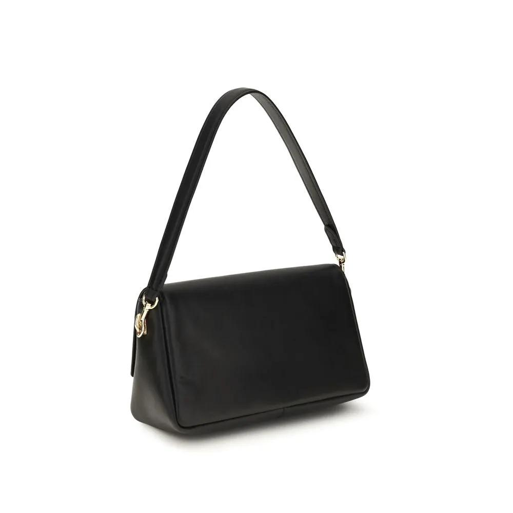 Sac bandoulière Bos Taurus en cuir de veau noir Tory Burch