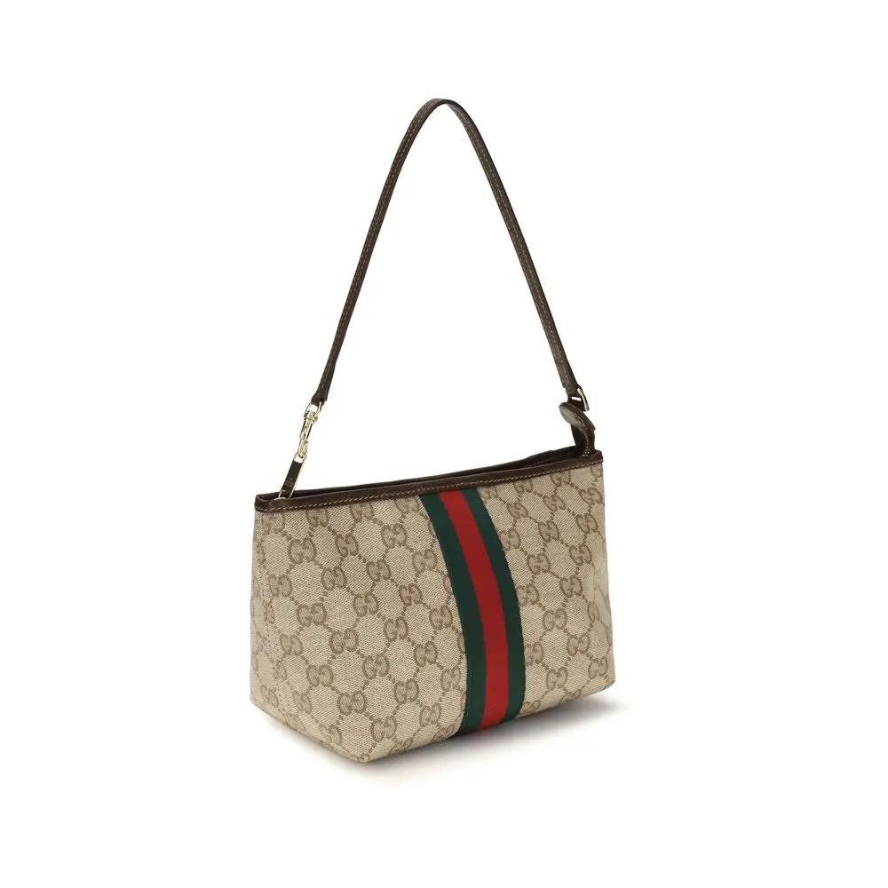 Sac à main Gucci en tissu beige