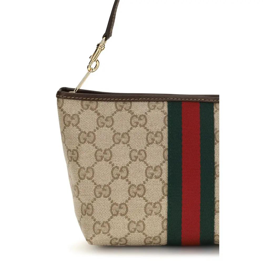 Sac à main Gucci en tissu beige