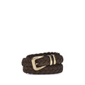 Ceinture Brunello Cucinelli Bos Taurus Regular en cuir de veau marron